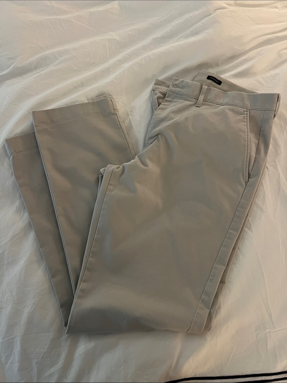 J Crew Men's Straight Chino Pants in Light Khaki 34x32 Like New!